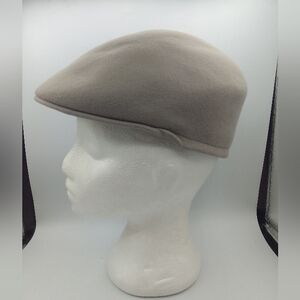 Polestar K & K Mens Small Wool Newsboy Cabbie Gray Hat